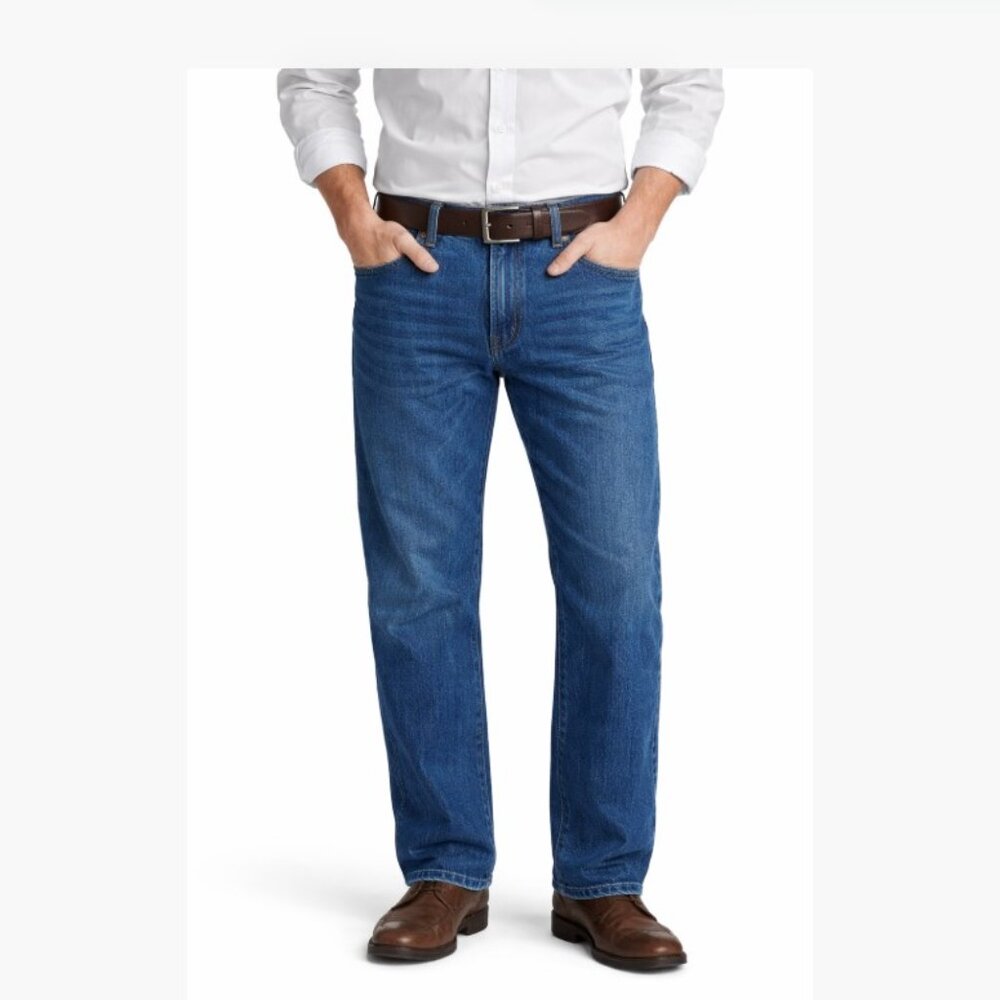 4/$30 Bundle 🌈 Rustler Regular Fit Straight Leg Jeans Medium Wash Men’s 36x30